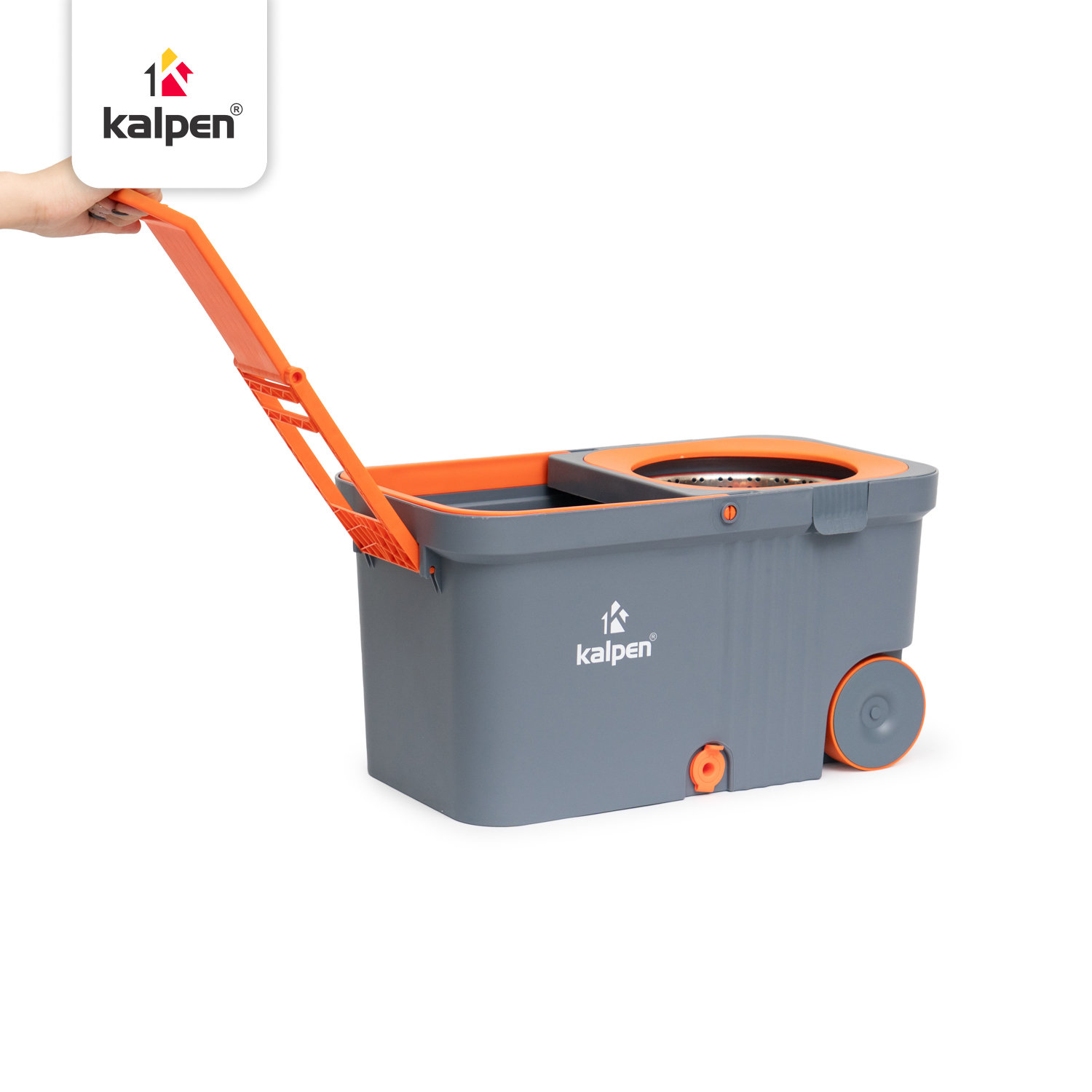 Bộ cây lau nhà xoay 360 độ Kalpen G5 tặng kèm 2 bông lau - Hàng chính hãng