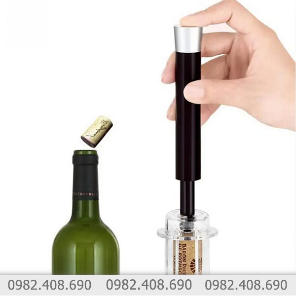 Mở rượu vang bằng khí nén