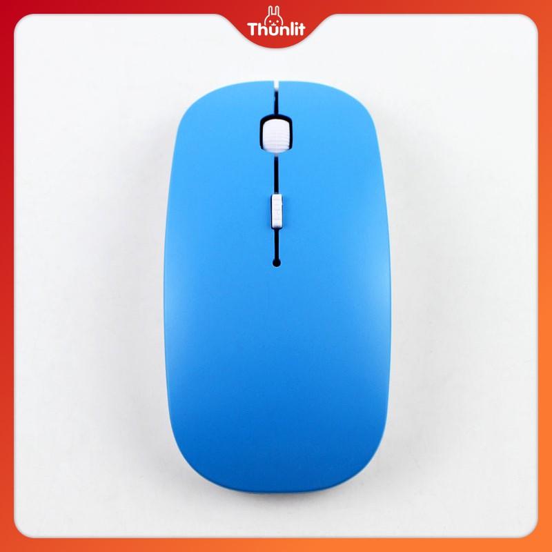 Chuột quang không dây Thunlit USB 2.4G siêu mỏng màu hồng/trắng/đen/vàng/xanh dương