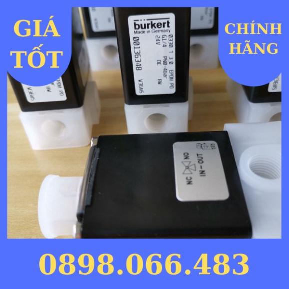 *Giao Toàn Quốc* Van Điện Từ Burkert Van Điện Từ Chống Ăn Mòn 0330 Chống Ăn Mòn Pvdf 24VDC 00136348 xuất VAT