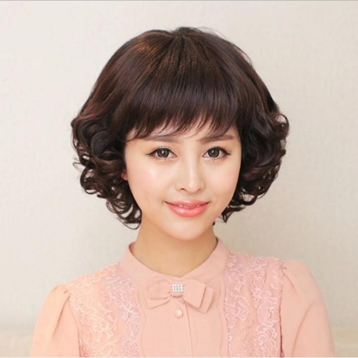 Tóc giả nữ Hàn Quốc + Tặng kèm lưới T92