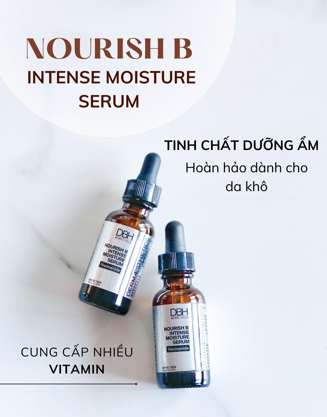 TINH CHẤT ẨM DƯỠNG NOURISH B INTENSE MOISTURE SERUM