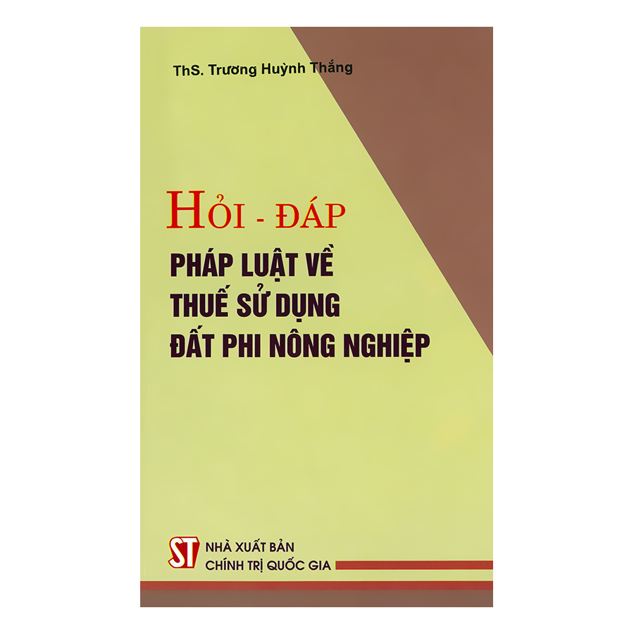 Hỏi - Đáp Pháp Luật Về Thuế Sử Dụng Đất Phi Nông Nghiệp