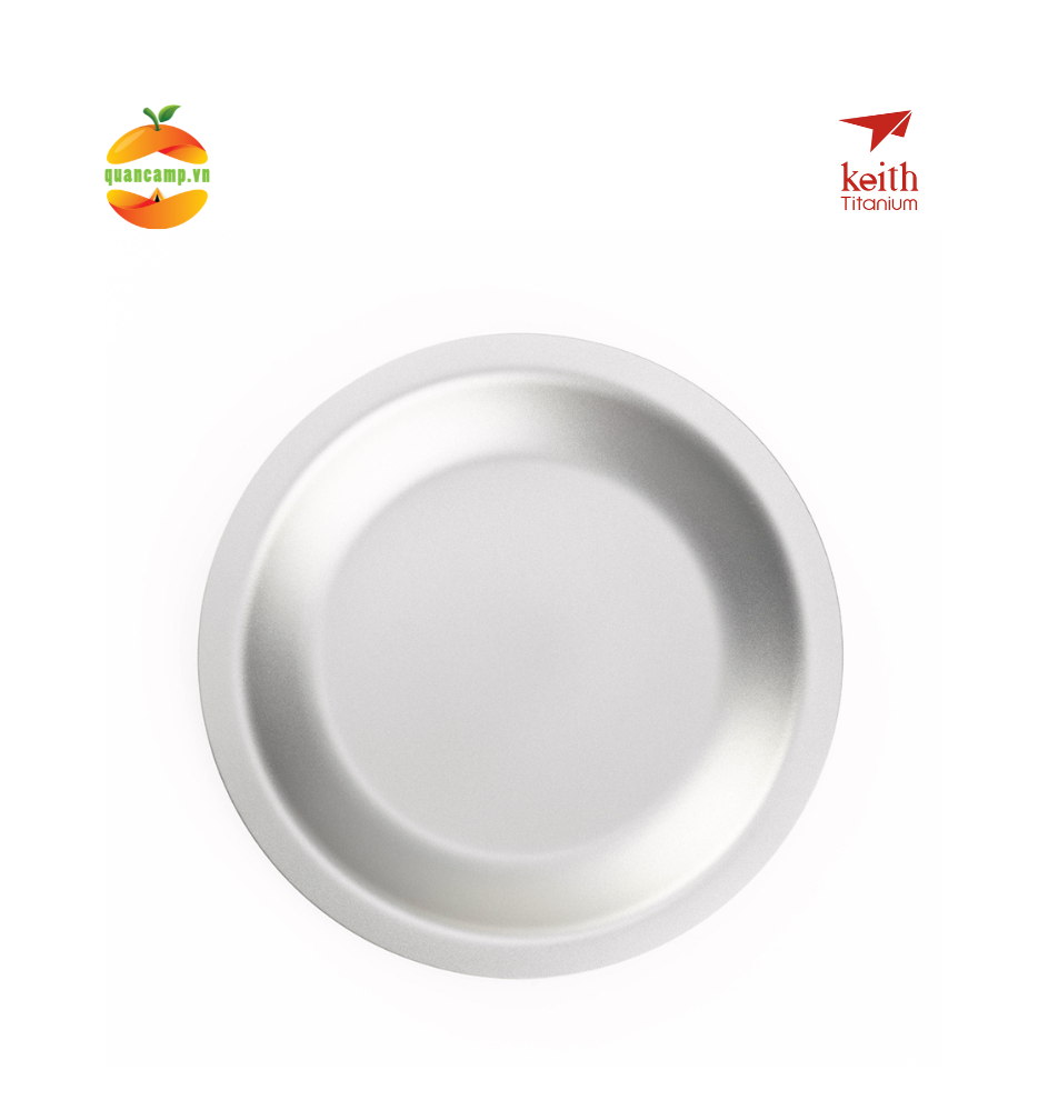 Đĩa ăn siêu nhẹ Titanium KEITH Ti5513 / Ti5514