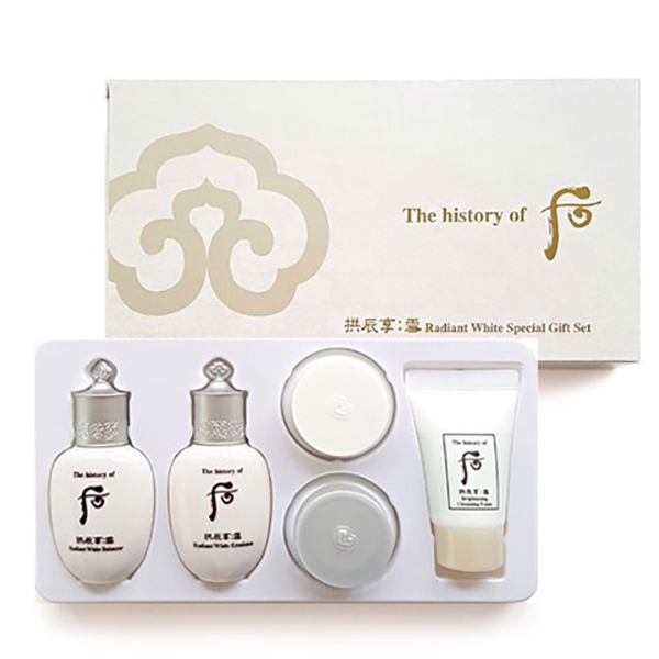 Bộ Sản Phẩm Dưỡng Trắng Da The History of WHOO Gongjingyang Seol Radiant White 5pcs 61ml