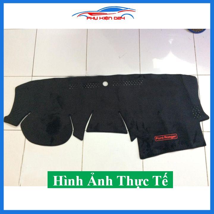 Thảm taplo Ranger XLS 2015-2016-2017-2018-2019-2020-2021-2022 chống nắng nóng làm mát xe mở rộng tầm nhìn