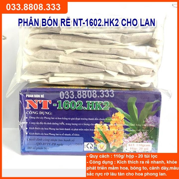 Phân bón túi lọc  NT 1602. K2  dùng giai đoạn kích thích ra hoa - Chuyên dùng cho phong lan, cây cảnh
