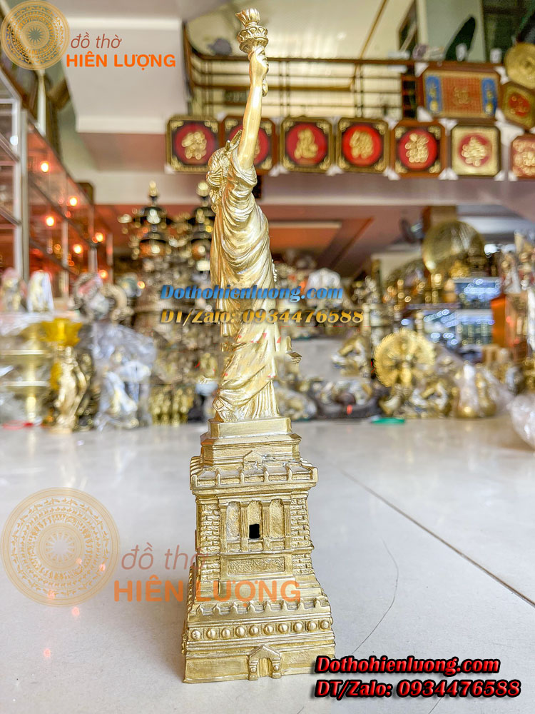 Tượng Đồng Nữ Thần Bằng Đồng Nguyên Chất Cao 31cm, Nặng 1kg - Tượng Trang Trí Phòng Khách Và Bàn Làm Việc Đẹp