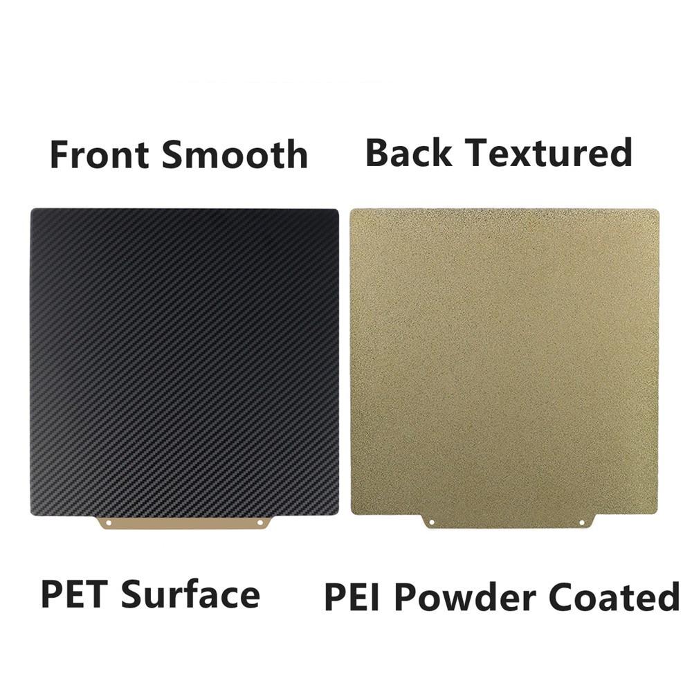 Tấm PEI 350x350mm Tấm được xây dựng giường nóng với cơ sở từ tính thú cưng mịn/có kết cấu cho máy in 3D Fysetc Voron 2.4