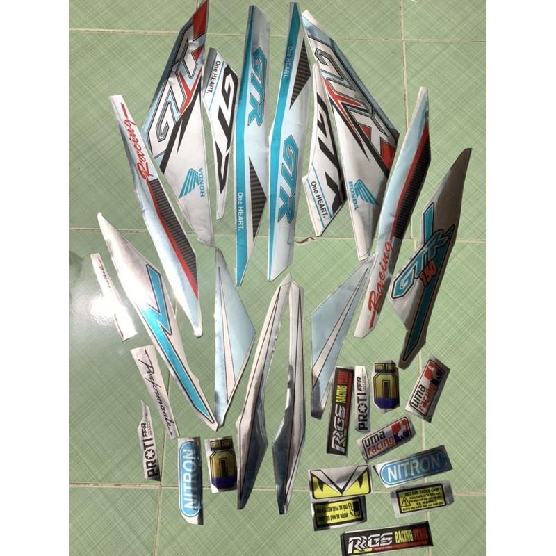 Tem winner 150 GTR xanh bạc crom