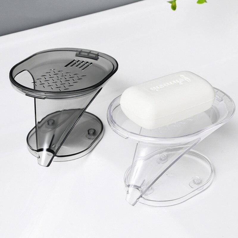 Creative Japanese Soap Box Automatic Draining Soap Box Bathroom Storage Rack Household Soap Storage Rack Bathroom Accessories
