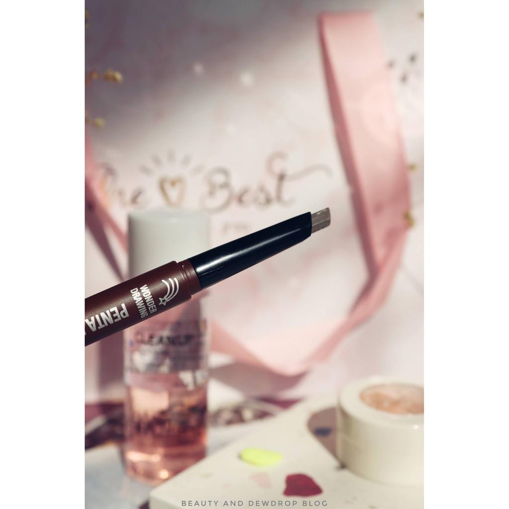 [Siêu Sale 49K] -Chì Kẻ Lông Mày Holika Holika Wonder Drawing Penta Perfection Brow Pencil Cận Date