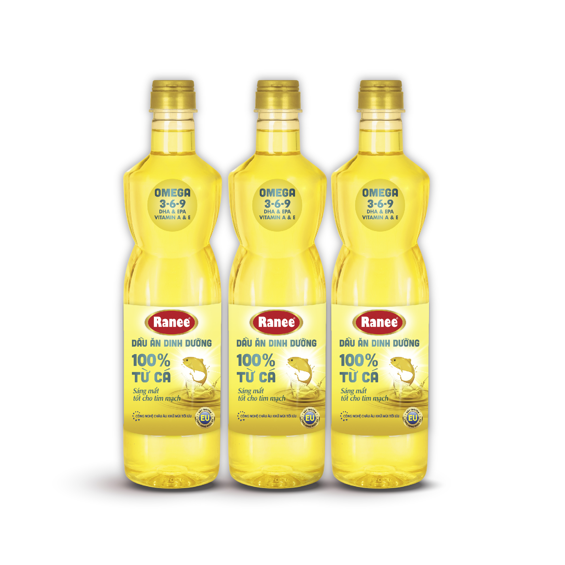Combo 3 chai dầu ăn dinh dưỡng Ranee 950ml