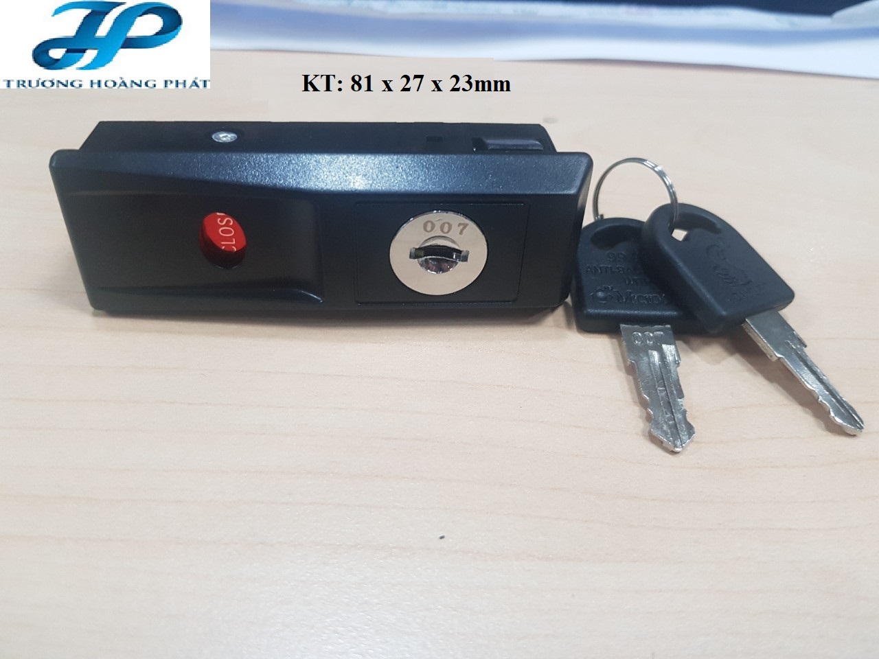 Ổ khoá móc cửa lùa tủ hồ sơ sắt