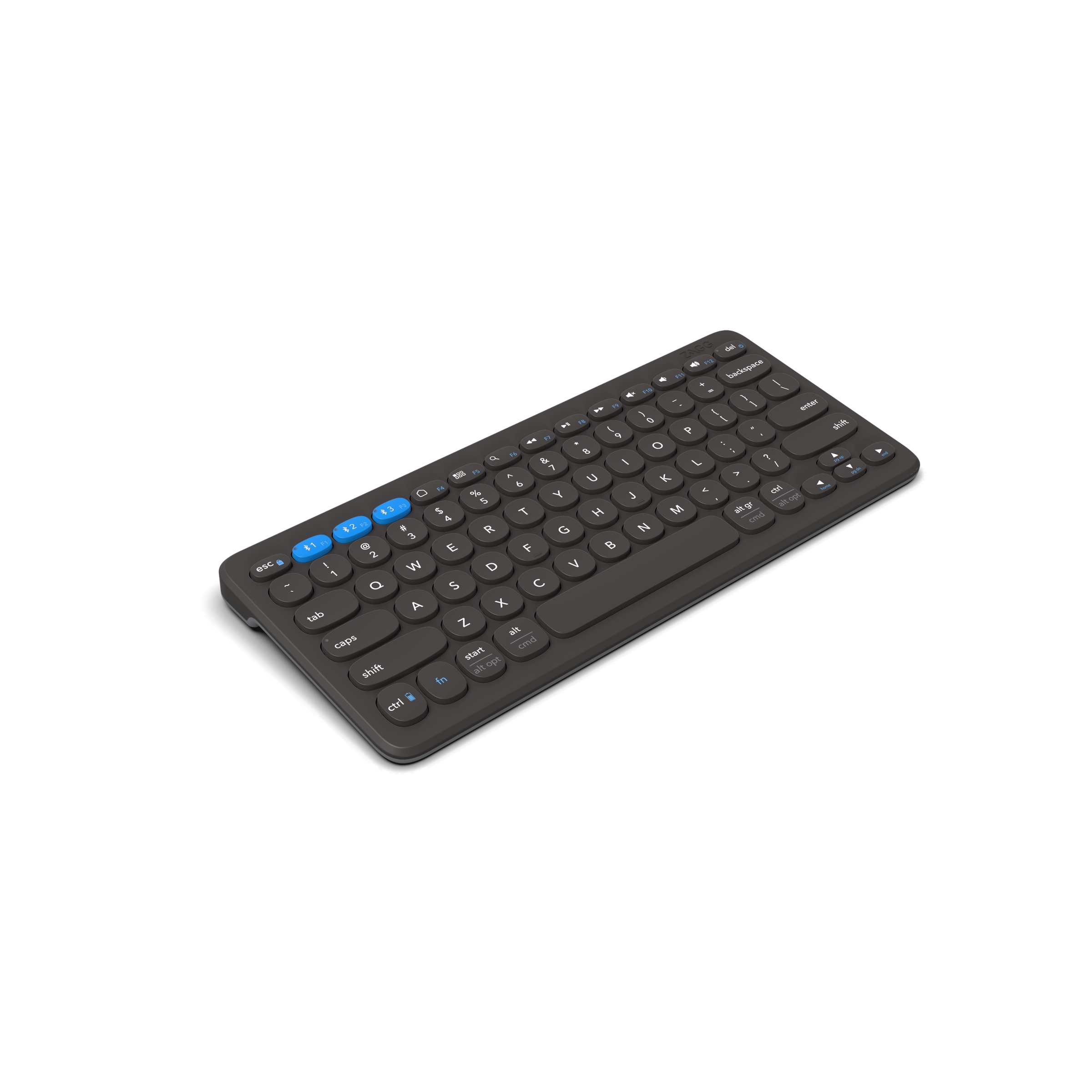 Bàn phím ZAGG Universal Keyboard 12 inch/ 15 INCH/17 INCH thiết kế mỏng nhẹ, tiện lợi - Hàng chính hãng