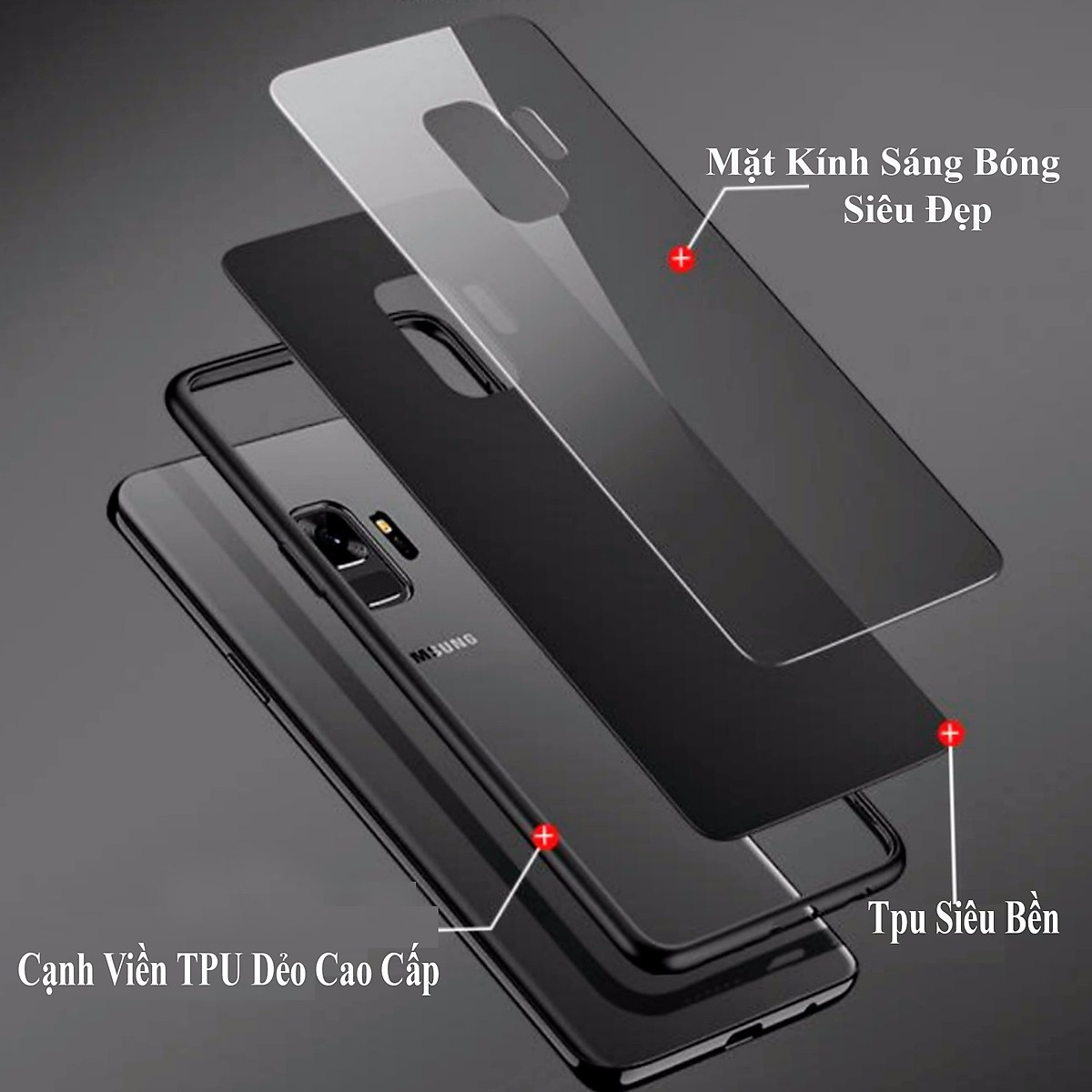 Ốp lưng kính cường lực hình thư pháp phong thủy dành cho điện thoại Oppo F11 Pro/ F11/ F9/ F1S/ a9 2020/ A7/ A5S/ A3S/ Realme C1/ Realme 2 - Hàng chính hãng