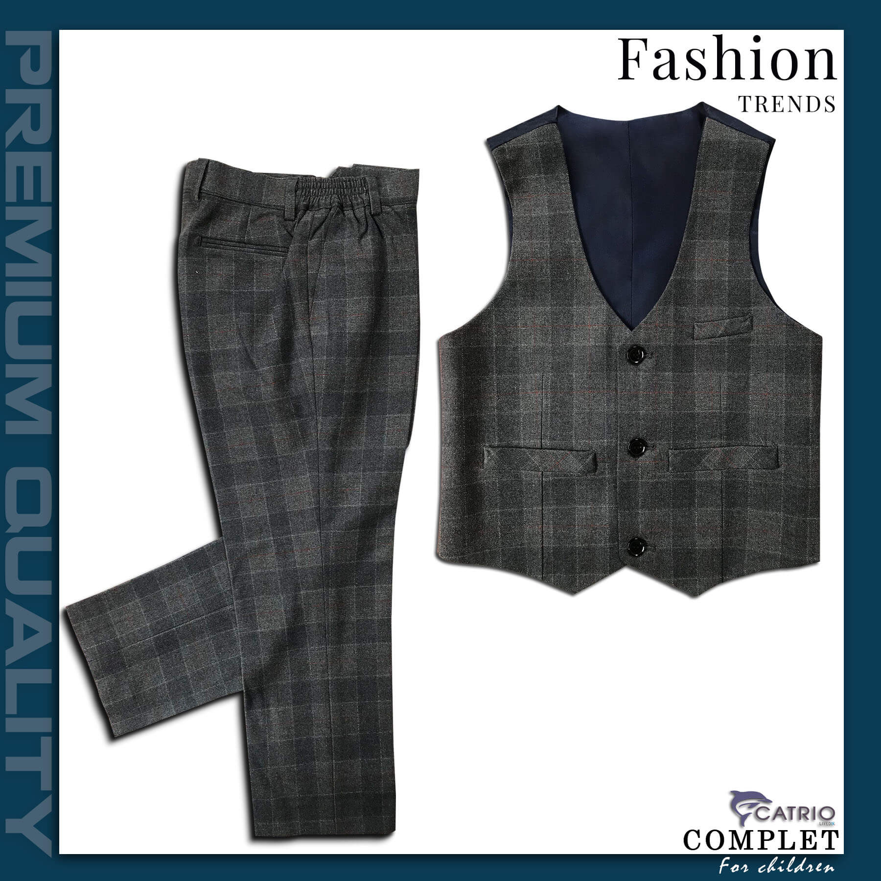 BỘ ĐỒ VEST BÉ TRAI CATRIO PCT18946/11 LÀ COMPLE TRẺ EM TỪ 8 TUỔI ĐẾN 12 TUỔI THUỘC BST QUẦN ÁO TRẺ EM CATRIO MÙA TIỆC CƯỚI LỄ TẾT SANG TRỌNG NĂM 2021