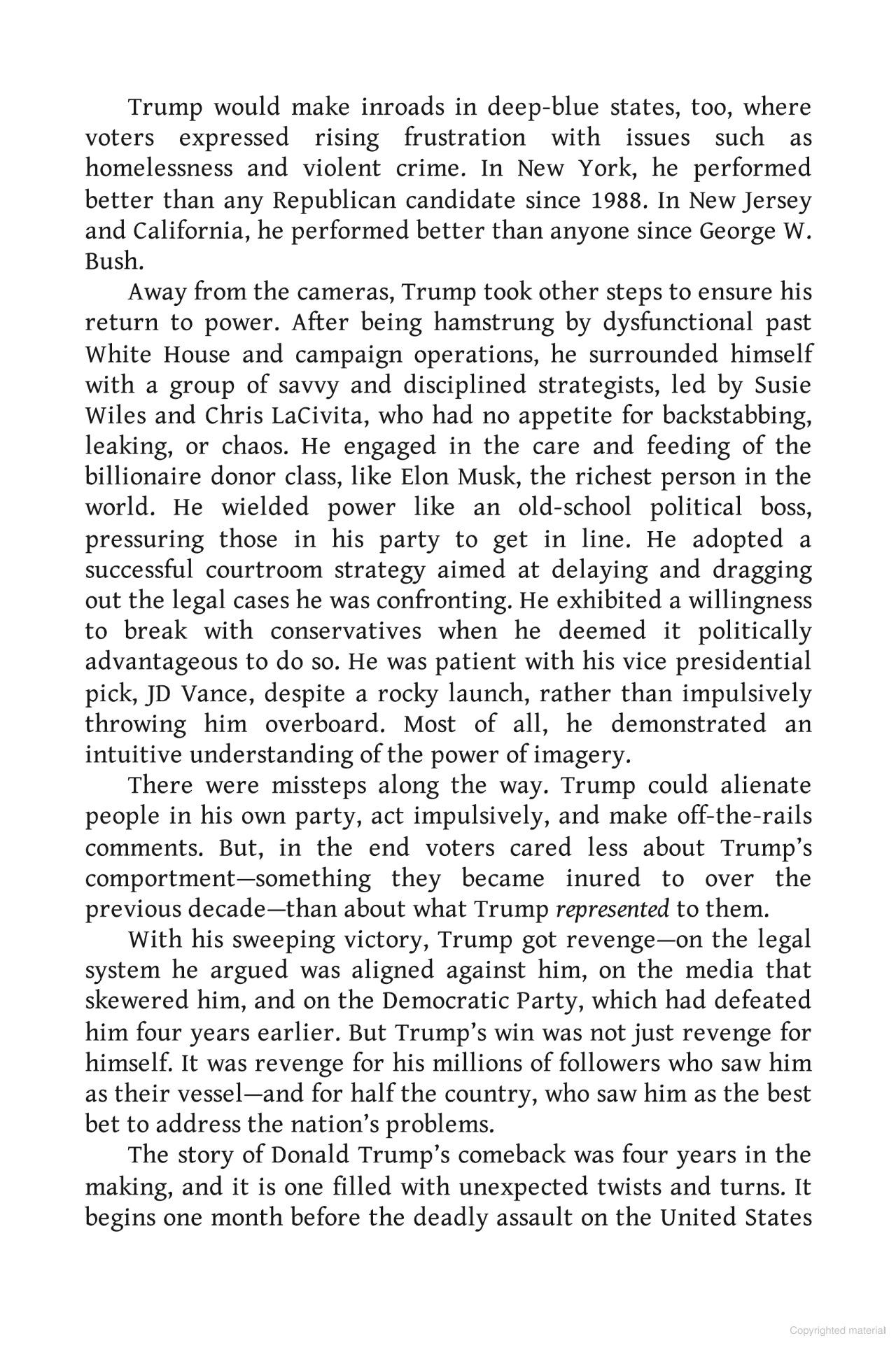 Sách ngoại văn: Revenge - The Inside Story Of Trump's ReturnTo Power