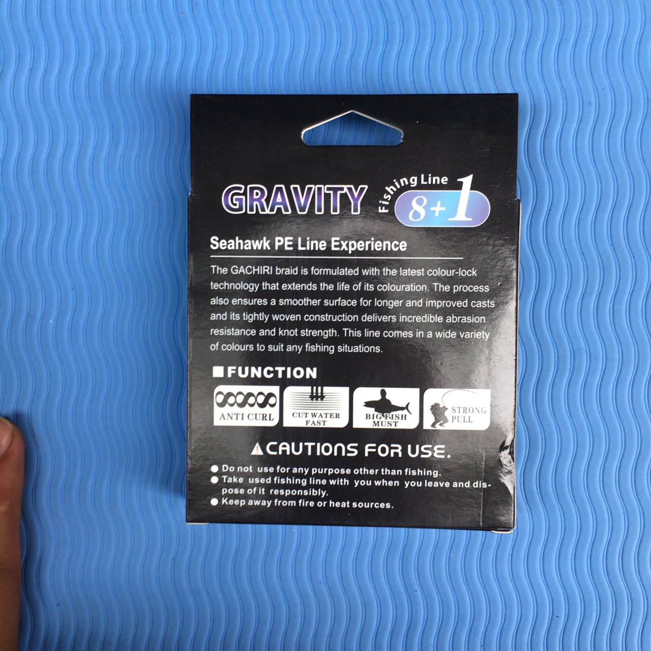 Dây Dù Câu Cá Siêu bền GRAVITY dài 150m,chuyên câu lure công nghệ 9 lõi chống cắt,chống nổ