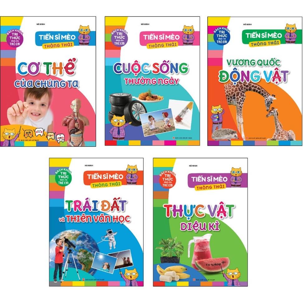 Sách: Combo Tiến Sĩ Mèo Thông Thái - Bách Khoa Tri Thức Dành Cho Trẻ Em - Minh Long