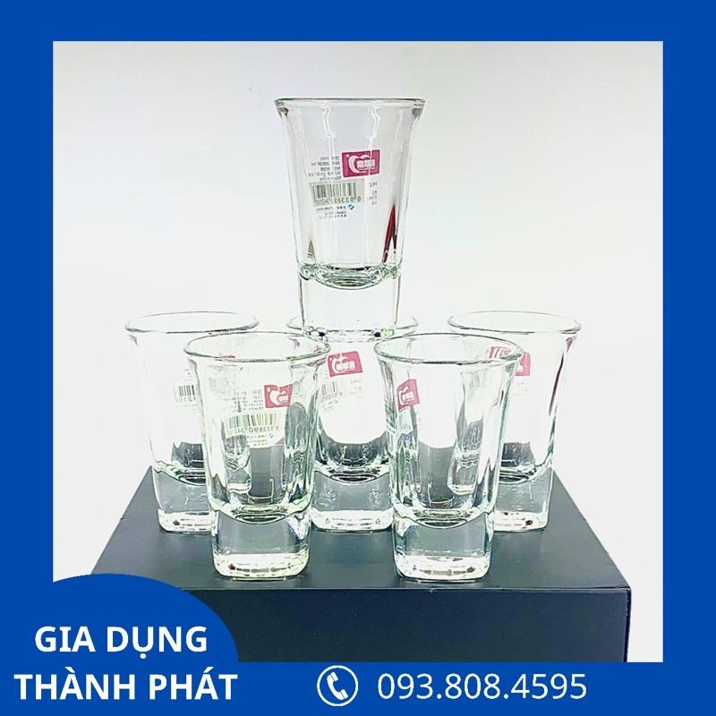 DELI EY3002 - SET 6 LY SHOT ĐÁY VUÔNG 34ML