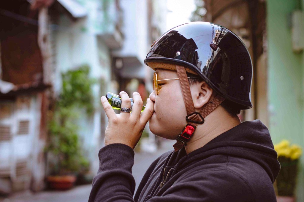 Mũ bảo hiểm Bulldog Gang - Màu đen bóng/ Gloss Black