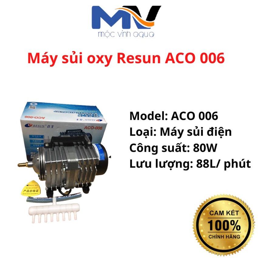 Máy sục sủi thổi khí oxy hồ cá Resun ACO-001/ ACO-003/ ACO-004/ ACO-006/ ACO-008