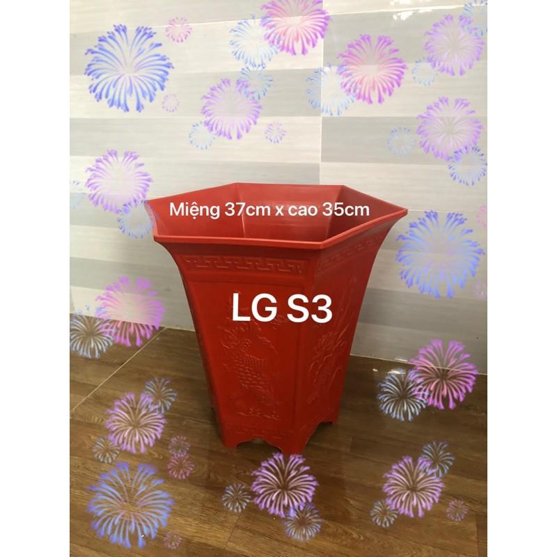 Chậu nhựa lục giác