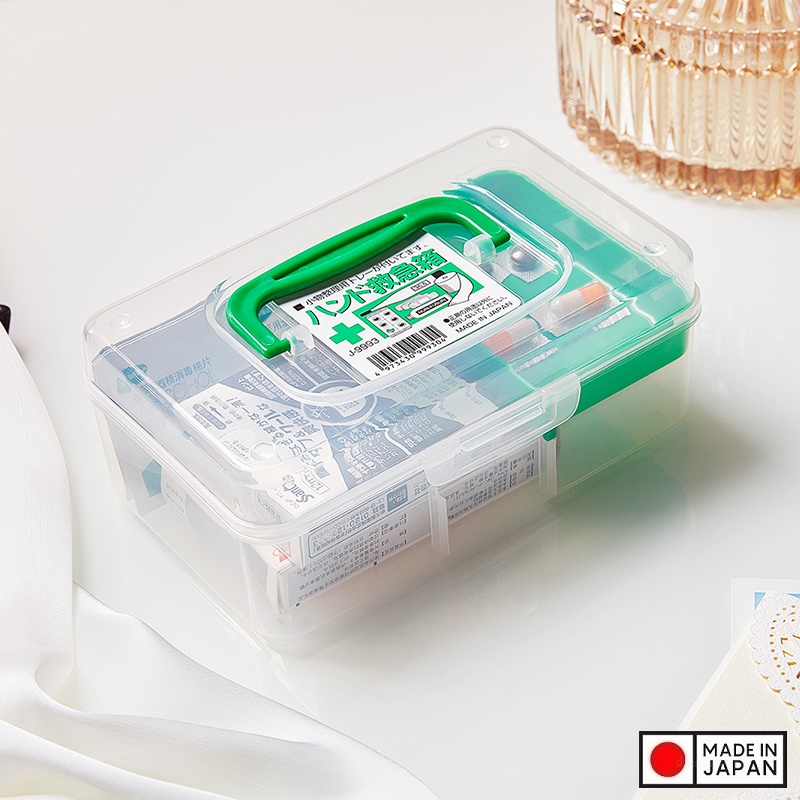 Hộp đựng thuốc &amp; vật dụng y tế 800ml - Hàng Nội Địa Nhật Bản