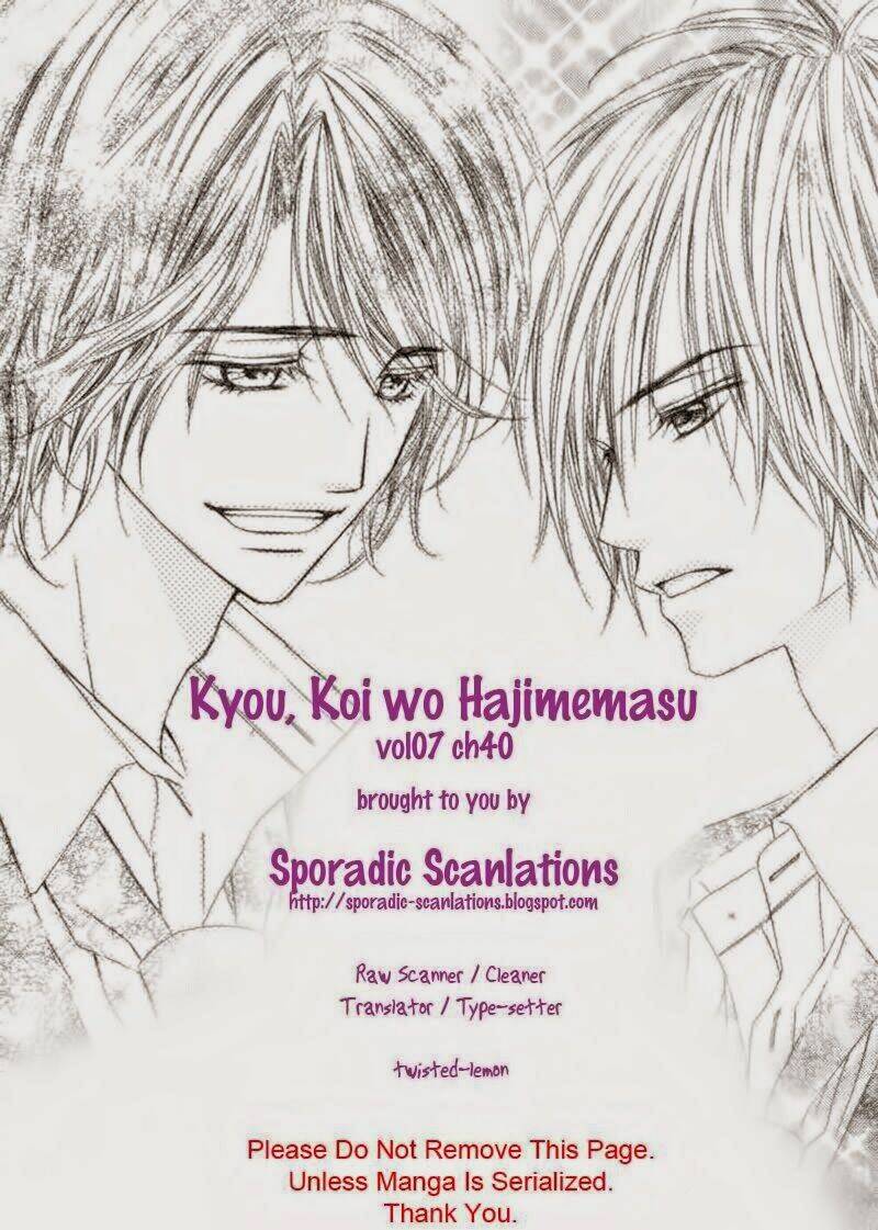kyou, koi wo hajimemasu - mộng mơ đầu đời chapter 40 27