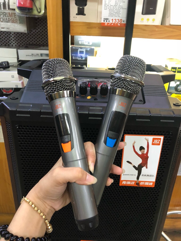 Loa kéo di động karaoke JBZ JB+1012, 2 loa BASS 25CM đập đầy uy lực - Hàng nhập khẩu