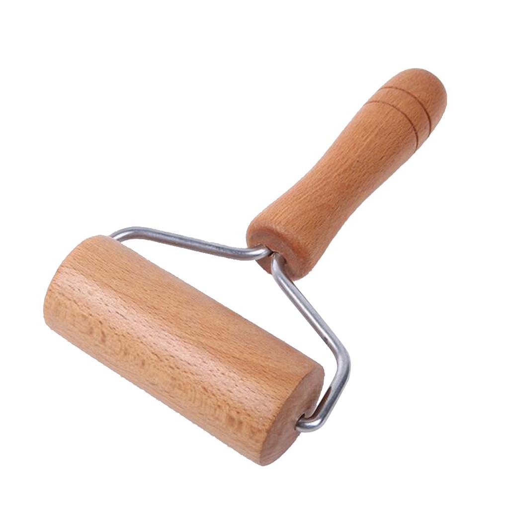 High Quality Wooden Rolling Pin Hand Pastry Dough Roller Mold Kitchen Tool A