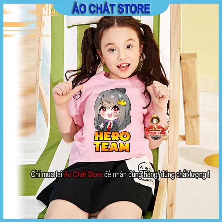 (3 màu) Áo thun SAMMY ĐÀO siêu cute | Áo Hero Team SAMMY ĐÀO cho bé gái siêu đẹp MC27 | Áo Chất Store