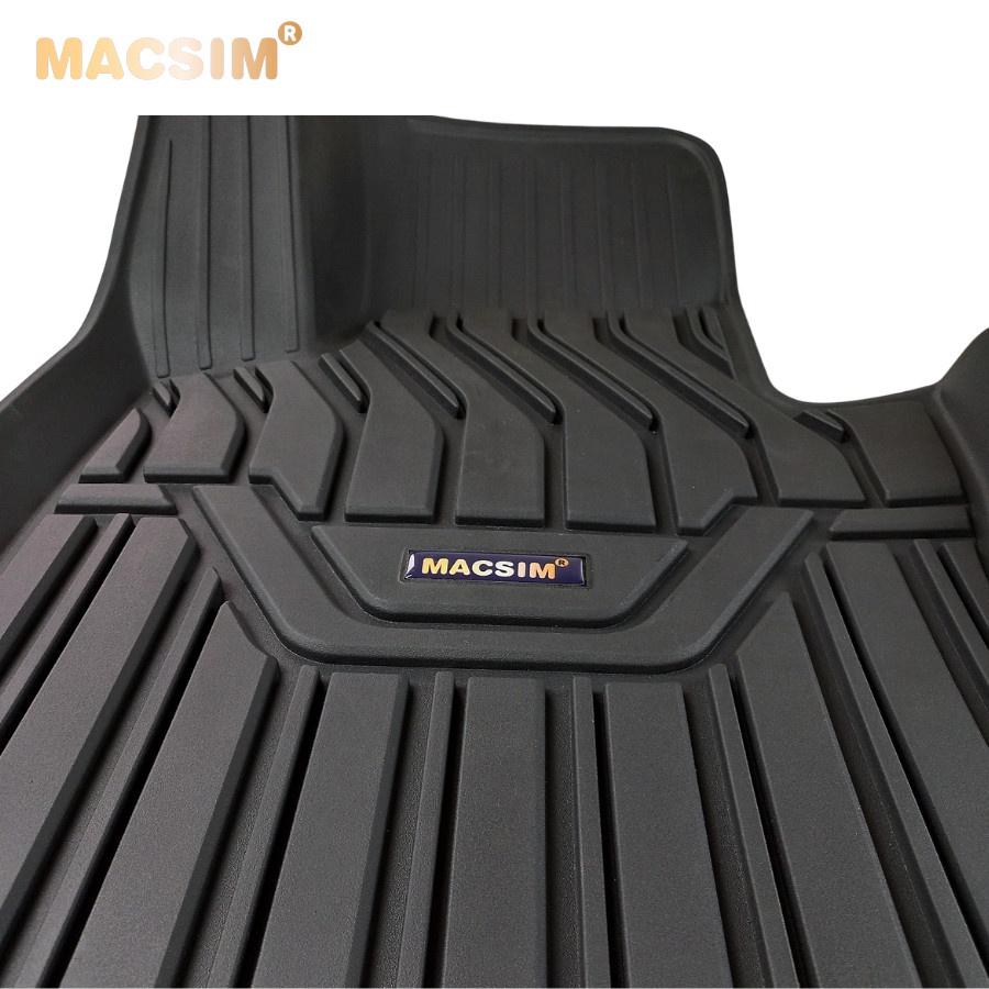 Thảm lót sàn xe ô tô Volvo XC60 2018- nay nhãn hiệu Macsim - chất liệu nhựa TPE đúc khuôn cao cấp - màu đen