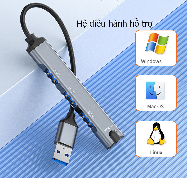 Bộ chia usb/ type c ra usb, audio dùng cho laptop, điện thoại, macbook