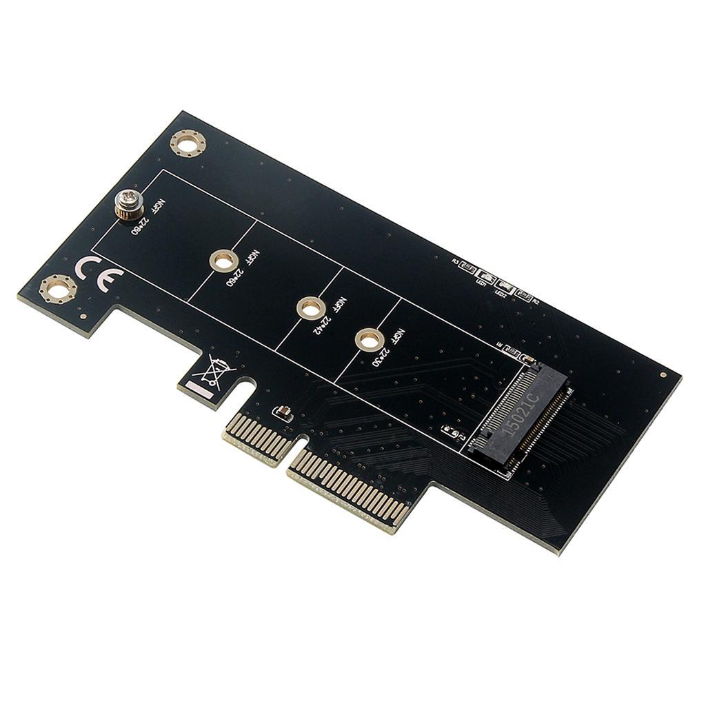 PCI-E  x4 to M.2 NVMe SSD NGFF M-key Riser Card Adapter High Speed