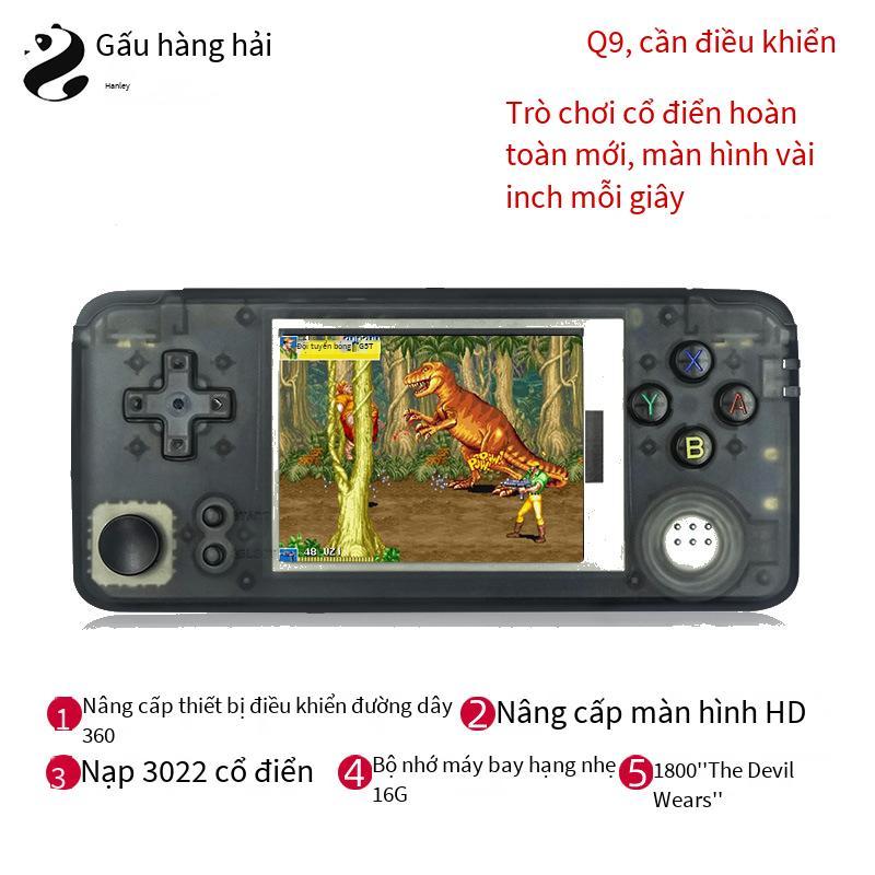 Ưu đãi đặc biệt RETRO GAME Plus joystick máy chơi game cầm tay 32-bit arcade Q9 game NES GBA game hoài cổ