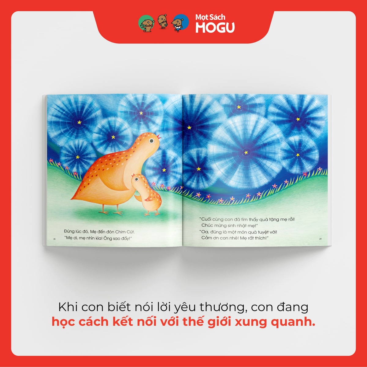 Truyện Ehon bé 1-2-3 tuổi - Bạn chim cút tìm quà tặng mẹ