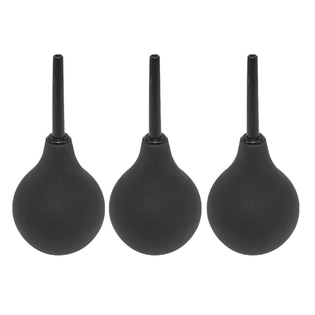 3Pcs Soft Safe Comfortable 90ml Anal Douche Enema Bulb For Women Man Health