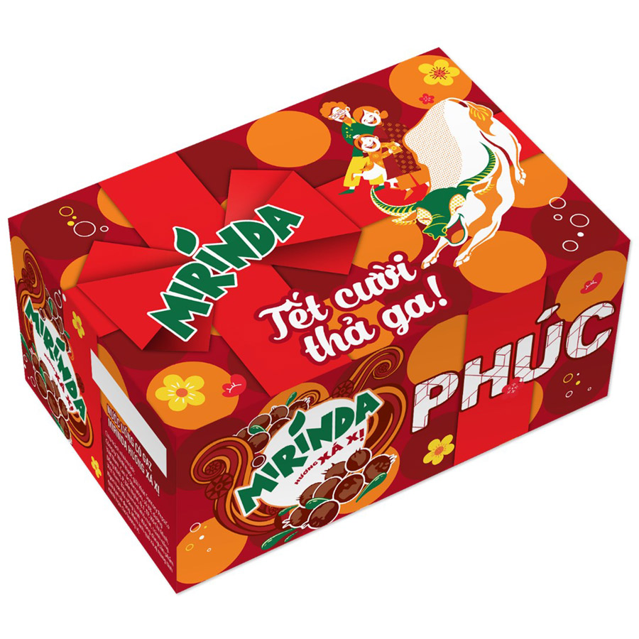 Nước Ngọt Mirinda Xá Xị 330ml Thùng 24 Lon