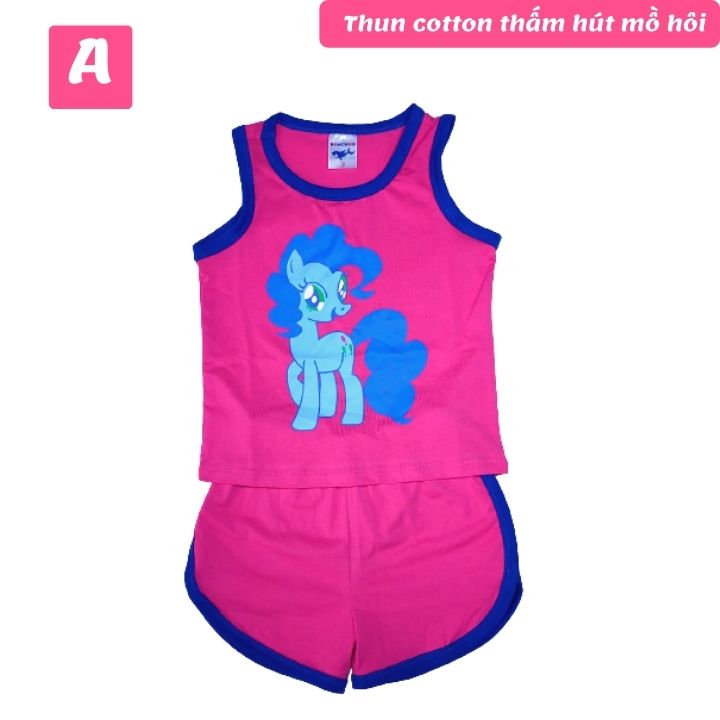 Bộ bé gái pony mặc ở nhà từ 9-42kg- chất thun cotton -Kiến Lửa