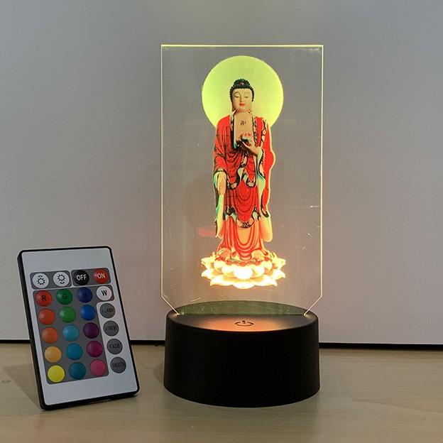 Đèn Led 3D in hình Phật Adida, hình thờ adida