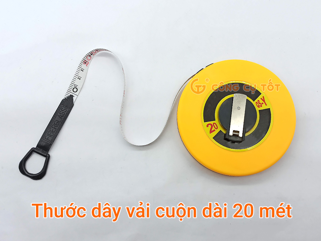 Thước dây vải sợi thủy tinh cuộn 20m