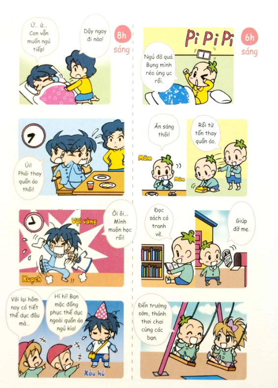 Sách Cùng con rèn nếp sinh hoạt