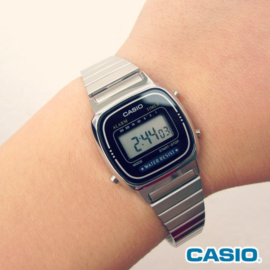 Đồng hồ nữ dây kim loại Casio LA670WA-2DF