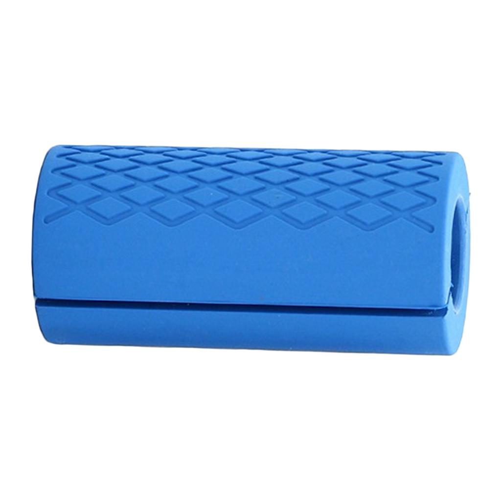 2x Fat Silicone Dumbbell Barbell Grips Home Gym Weight Lifting Arm Grip