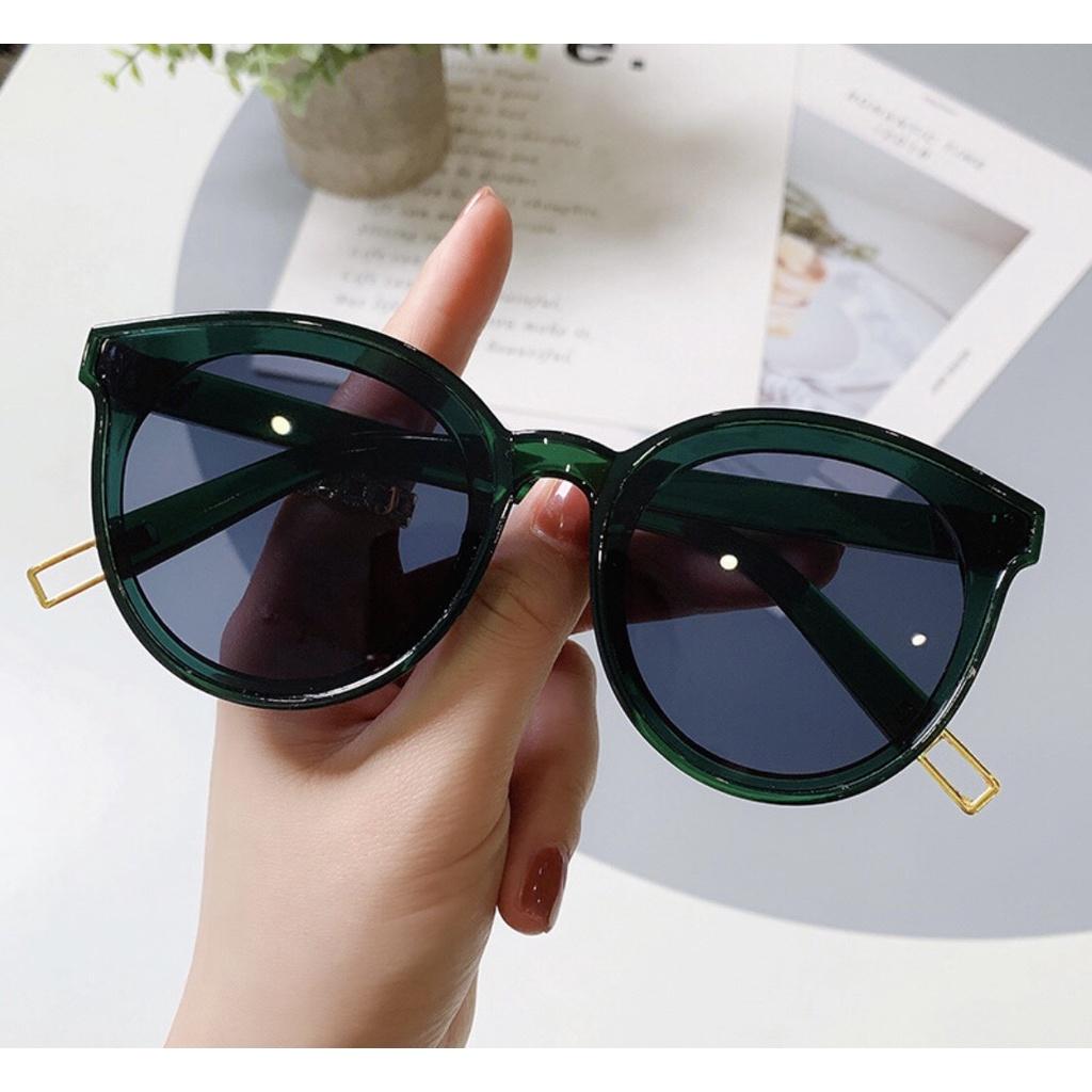 Kính mát nam nữ chữ V, kiếng râm đen nam nữ chống nắng UV400