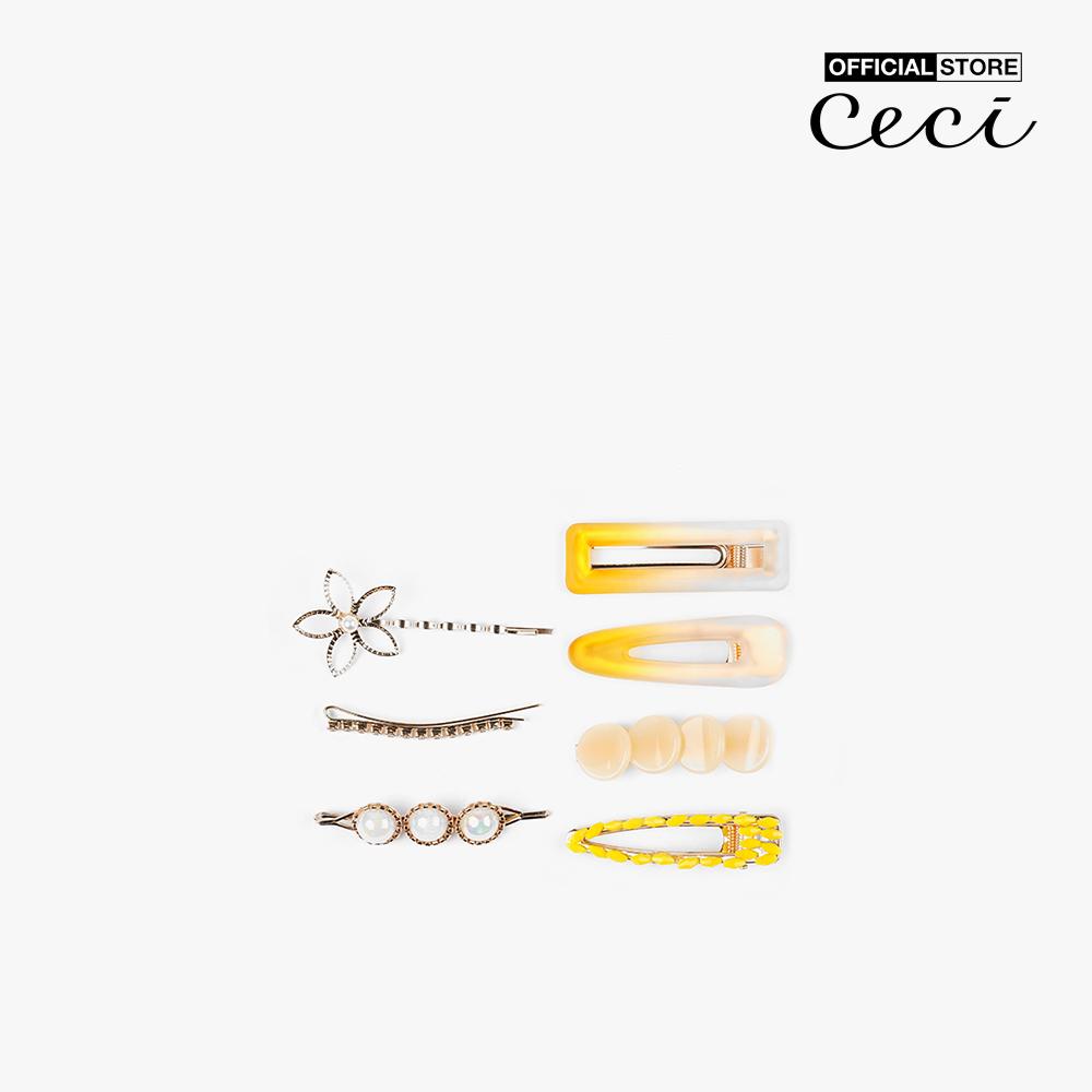 CECI - Set 7 kẹp tóc nữ dáng dài thời trang CC6-01000137