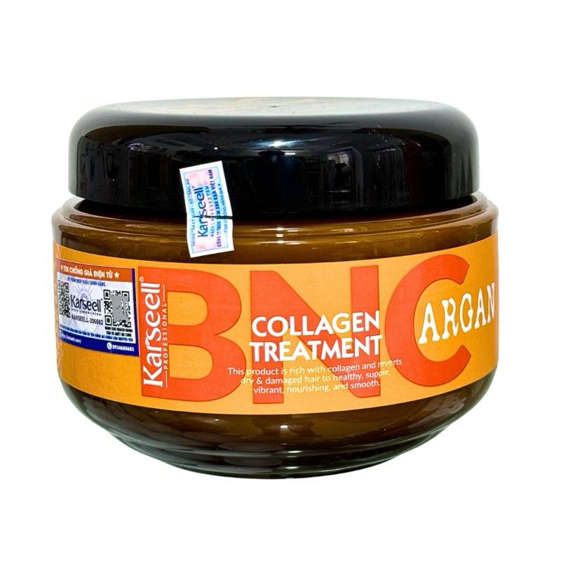 Kem hấp ủ tóc Karseell BNC Argan Collagen phục hồi siêu mượt New 500ml