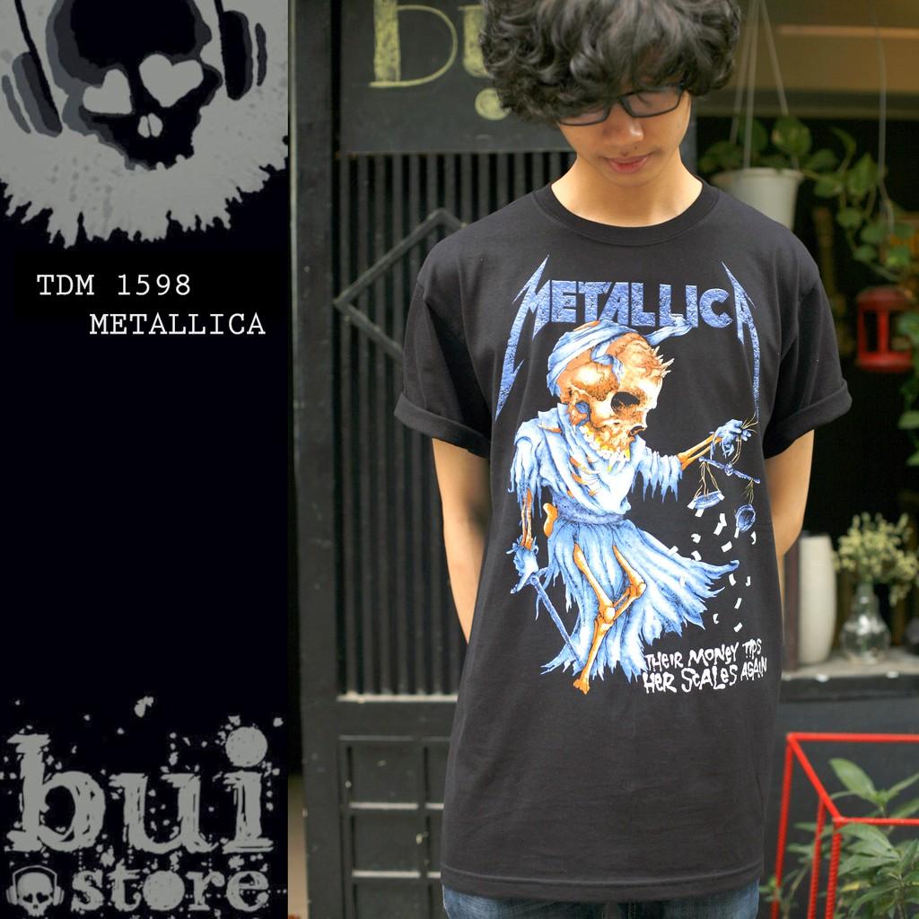 Áo Rock band tee phông / thun 100% cottong Thái Lan - Metallica TDM 1598